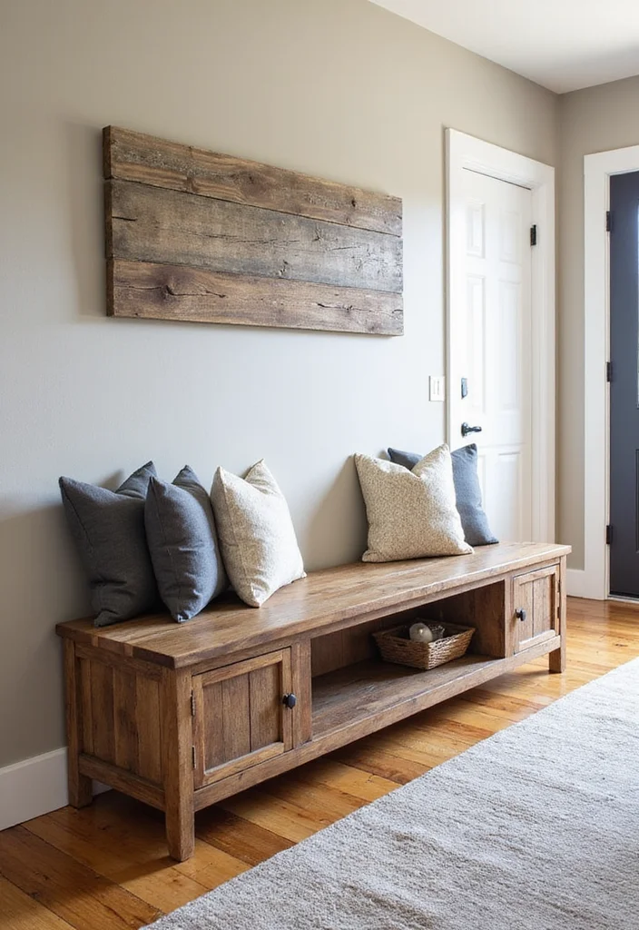 Home Entrance Decor: A Welcoming Guide with 19 Elegant Entryway Inspirations - 16. Functional Entryway Bench