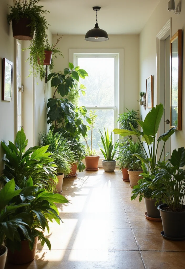 Home Entrance Decor: A Welcoming Guide with 19 Elegant Entryway Inspirations - 2. Indoor Plants for Freshness
