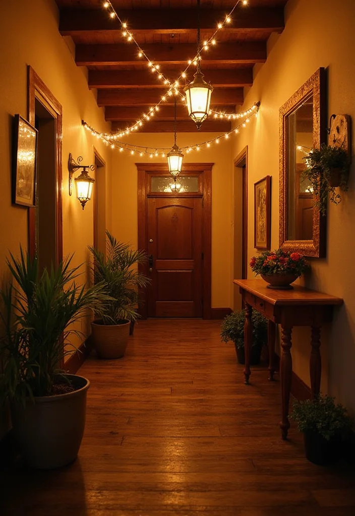 Home Entrance Decor: A Welcoming Guide with 19 Elegant Entryway Inspirations - 4. Sustainable Lighting Solutions