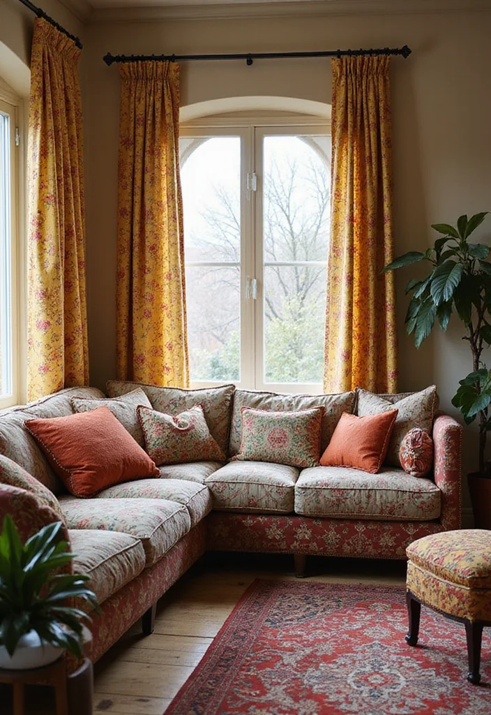 Home Living Room Decor Ideas: A Cozy Guide with 18 Welcoming Interior Inspirations - 14. Play with Patterns