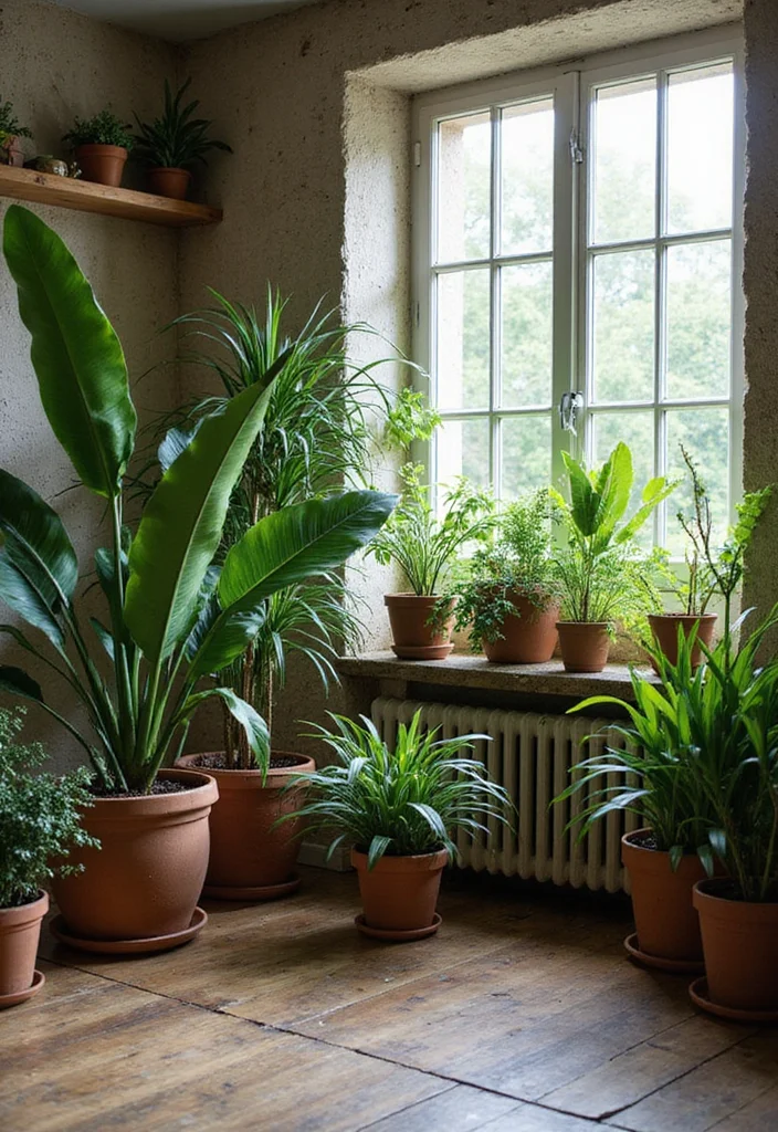 Home Living Room Decor Ideas: A Cozy Guide with 18 Welcoming Interior Inspirations - 5. Bring in Greenery for a Fresh Touch