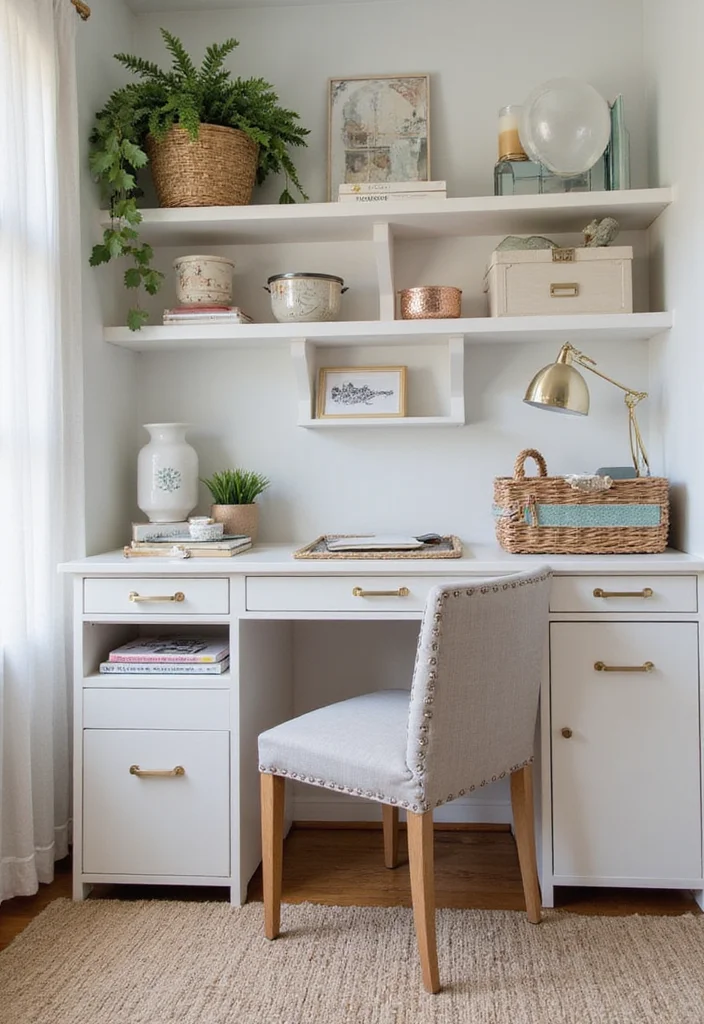 Home Office Decor for Women: A Chic Guide with 19 Feminine Workspace Inspirations - 15. Chic Storage Solutions