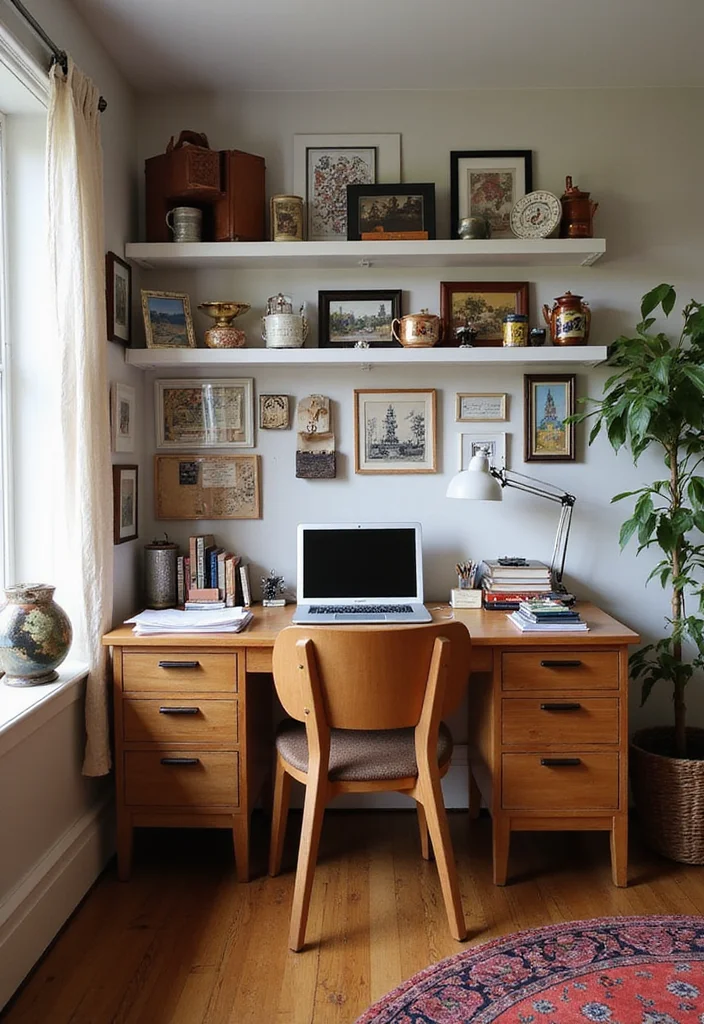 Home Office Decor for Women: A Chic Guide with 19 Feminine Workspace Inspirations - 19. Incorporate Personal Mementos