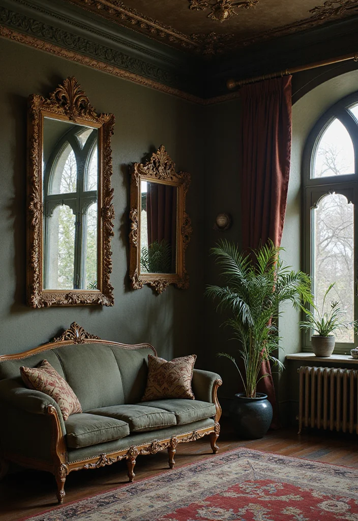 Lord of the Rings Home Decor: A Fantasy-Themed Guide with 20 Enchanted Styling Inspirations - 11. Elven-Inspired Mirrors