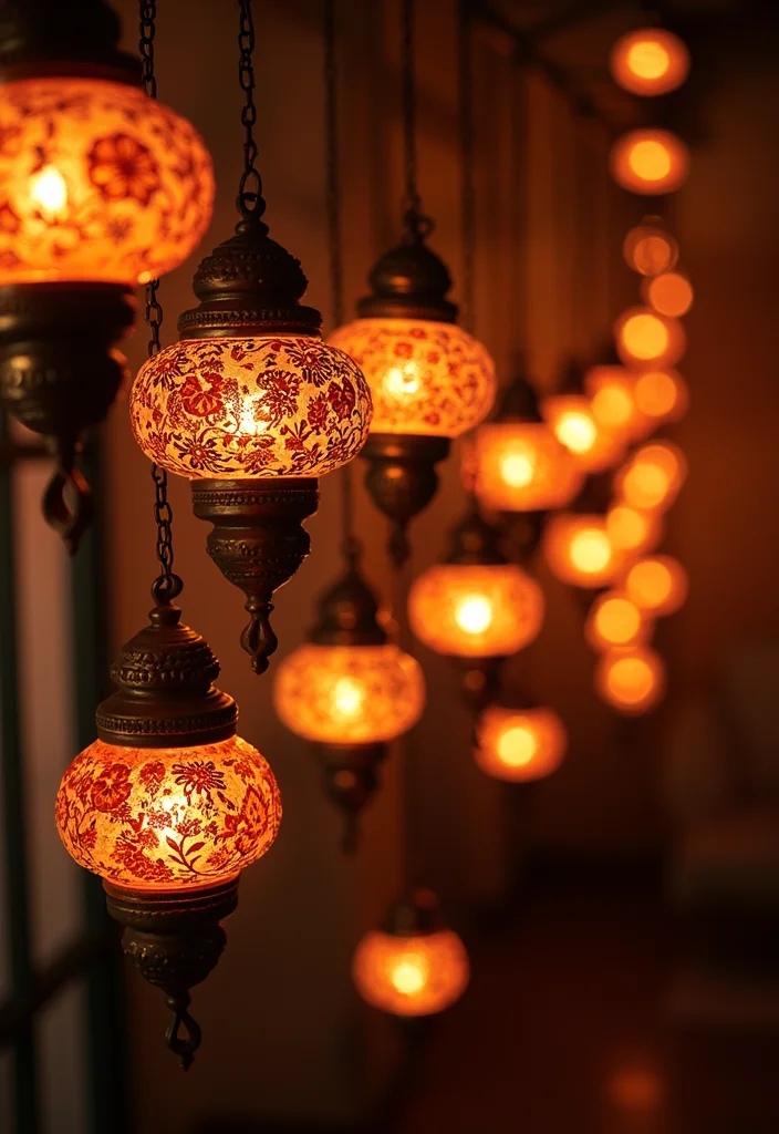 Mehendi Decor Ideas at Home: A Vibrant Guide with 18 Celebration-Inspired Concepts - 9. Mehendi Lanterns for a Festive Glow