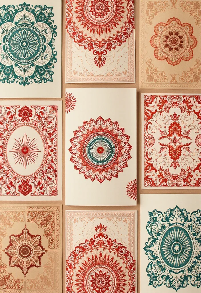 Mehndi Decor at Home Backdrops: A Colorful Guide with 19 Celebration-Ready Inspirations - 15. Mehndi-Themed Invitations