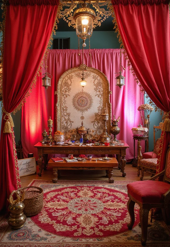 Mehndi Setup Decor at Home: A Festive Guide with 17 Stylish Setup Inspirations - 10. Interactive Photo Booth