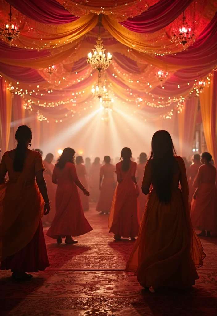 Mehndi Setup Decor at Home: A Festive Guide with 17 Stylish Setup Inspirations - 15. Traditional Dance Area