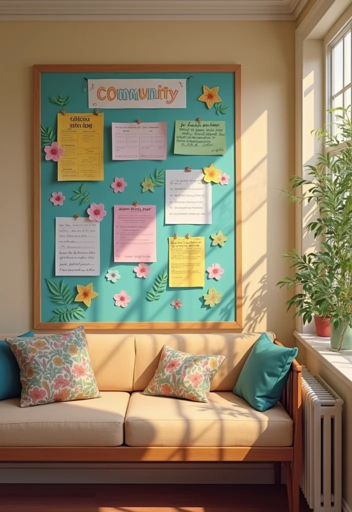 Nursing Home Room Decor Ideas: A Comfort Guide with 17 Warm & Calming Inspirations - 14. Community Boards