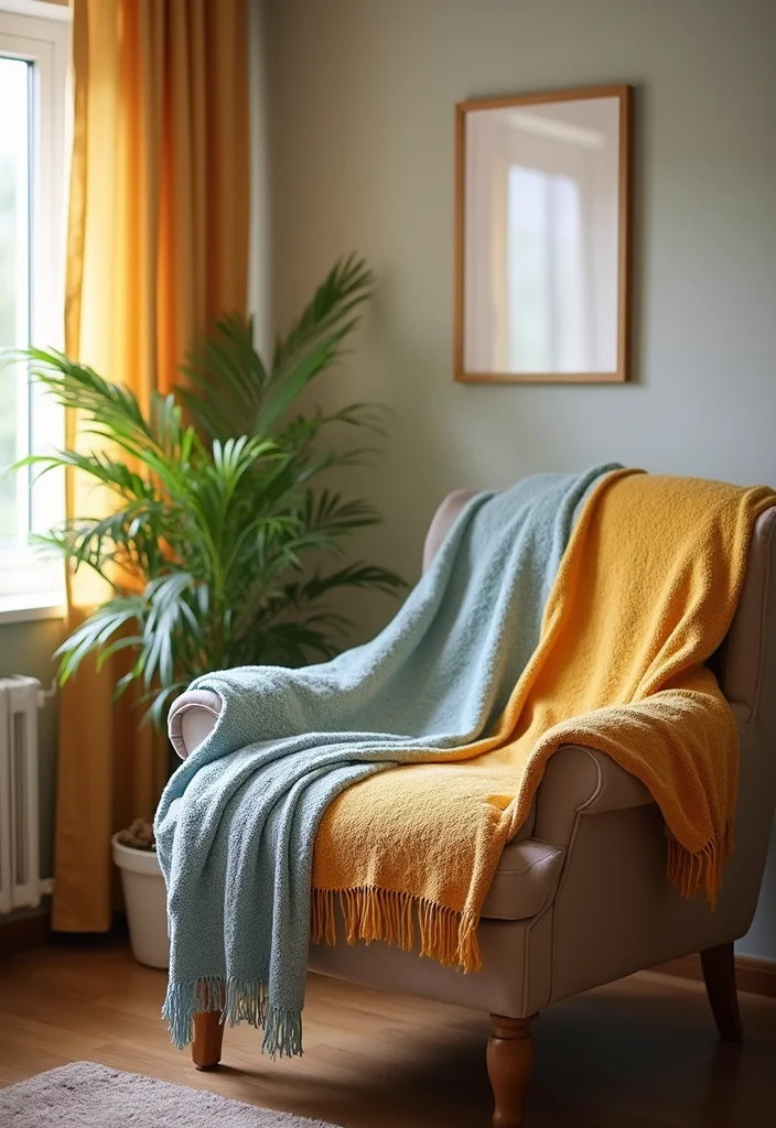 Nursing Home Room Decor Ideas: A Comfort Guide with 17 Warm & Calming Inspirations - 3. Cozy Throw Blankets
