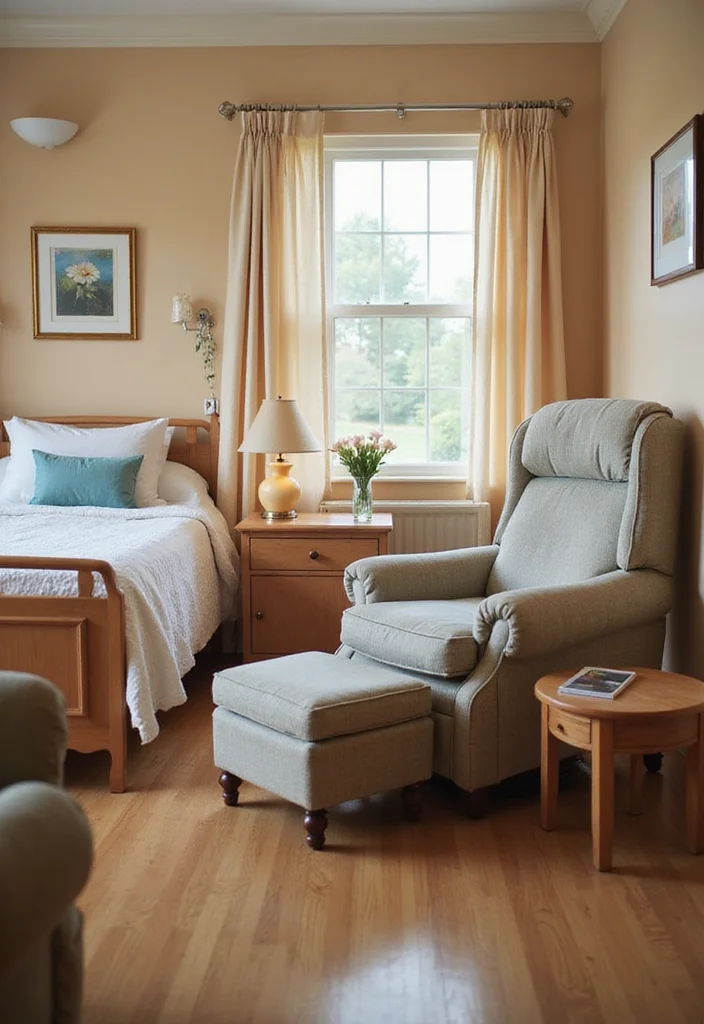 Nursing Home Room Decor Ideas: A Comfort Guide with 17 Warm & Calming Inspirations - 7. Functional Furniture