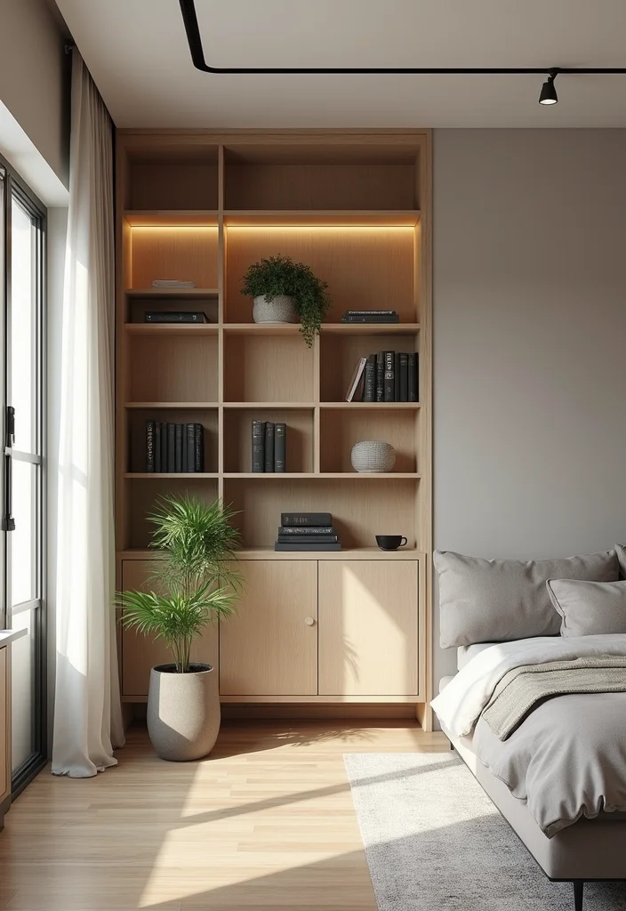 One Bedroom Apartment Ideas Home Decor: A Small-Space Guide with 18 Smart Layout Inspirations - 11. Space-Saving Dividers