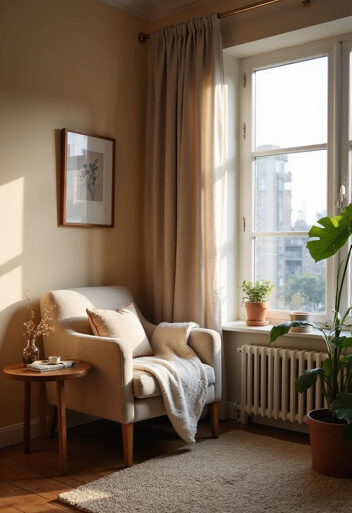 One Bedroom Apartment Ideas Home Decor: A Small-Space Guide with 18 Smart Layout Inspirations - 4. Cozy Nooks