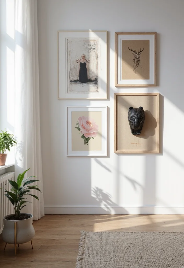 One Bedroom Apartment Ideas Home Decor: A Small-Space Guide with 18 Smart Layout Inspirations - 7. Artistic Displays