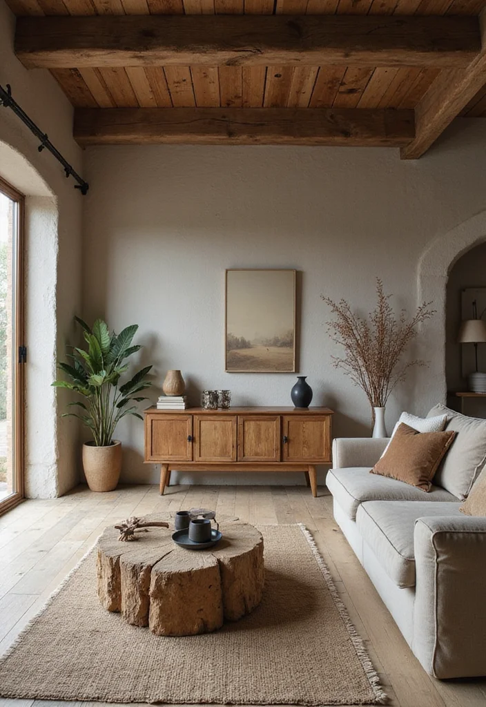 Rustic Home Decor Living Room: A Warm Guide with 19 Farmhouse-Style Inspirations - 3. Earthy Color Palette