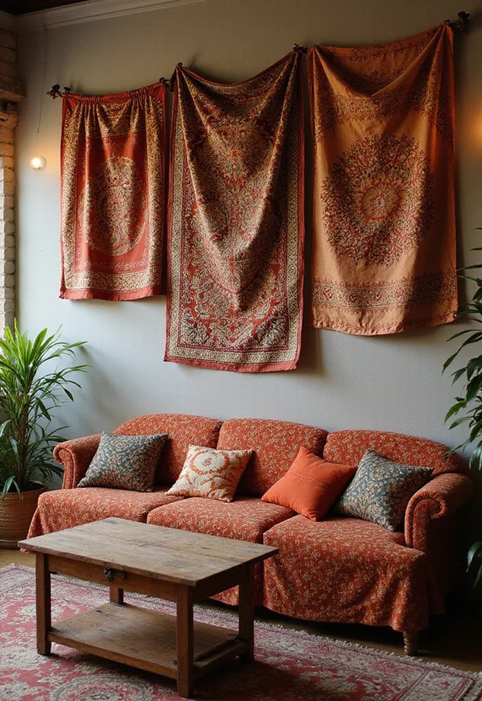 Simple Mehndi Decor at Home: A Subtle Guide with 17 Elegant Festive Inspirations - 14. Mehndi-Inspired Wall Hangings