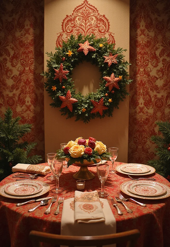 Simple Mehndi Decor at Home: A Subtle Guide with 17 Elegant Festive Inspirations - 17. Mehndi-Inspired Seasonal Decor