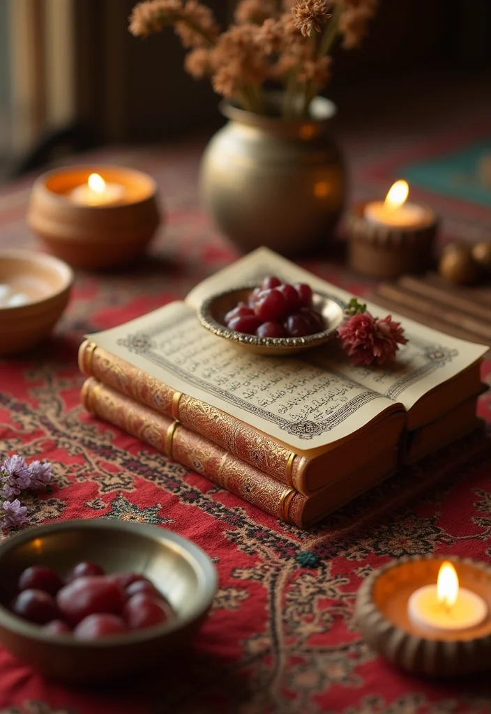 Simple Nikkah Decor at Home: A Graceful Guide with 18 Minimal Wedding Inspirations - 13. DIY Ritual Table