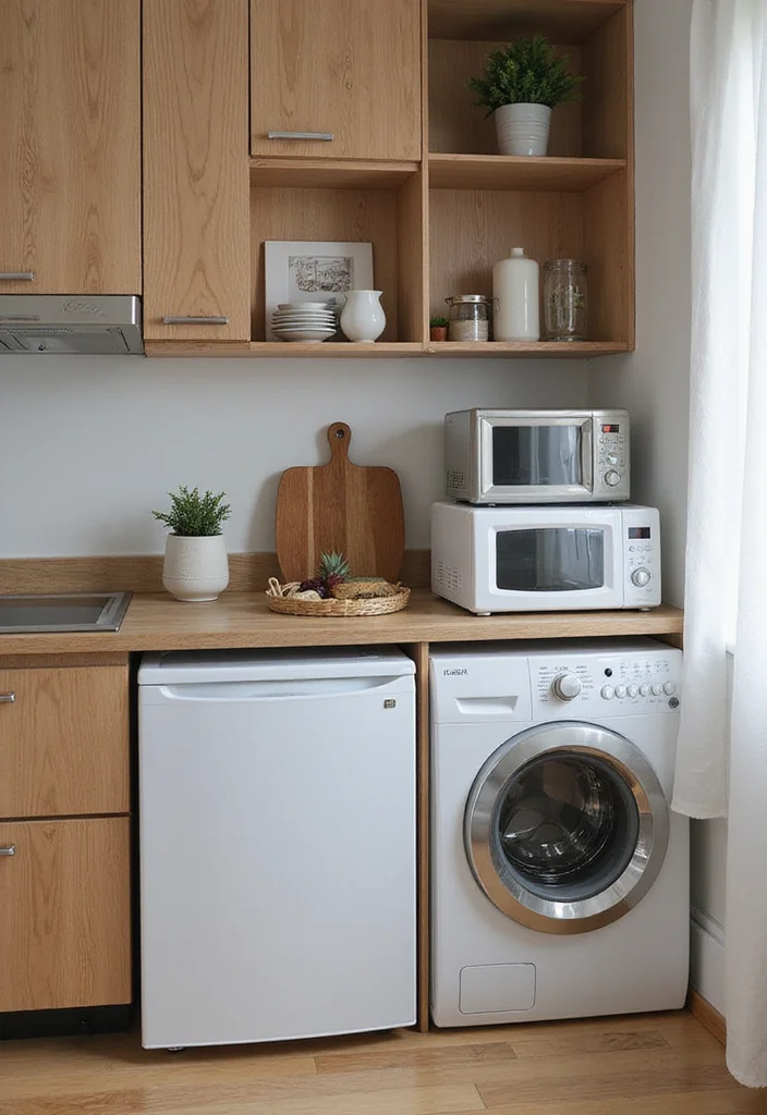 Small Space Home Decor Ideas: A Compact Living Guide with 20 Space-Savvy Inspirations - 15. Space-Saving Appliances: Modern Convenience