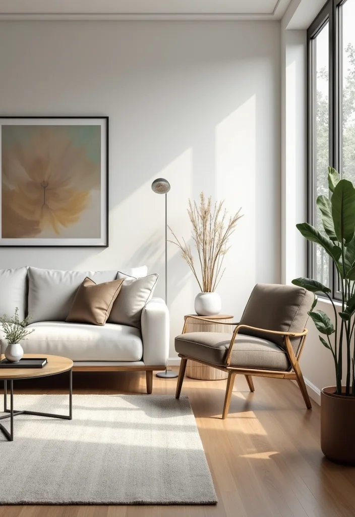 Small Space Home Decor Ideas: A Compact Living Guide with 20 Space-Savvy Inspirations - 18. Clear Furniture: Give Your Room Some Air