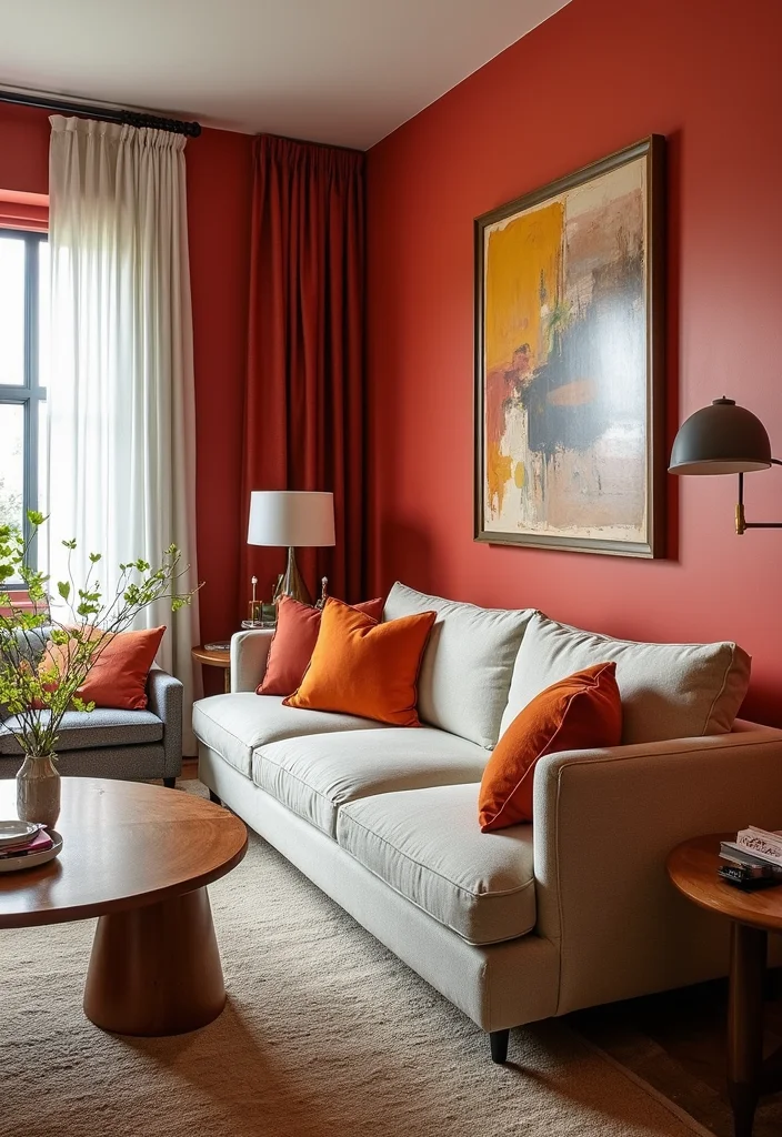 Small Space Home Decor Ideas: A Compact Living Guide with 20 Space-Savvy Inspirations - 20. Accent Walls: Add a Focal Point