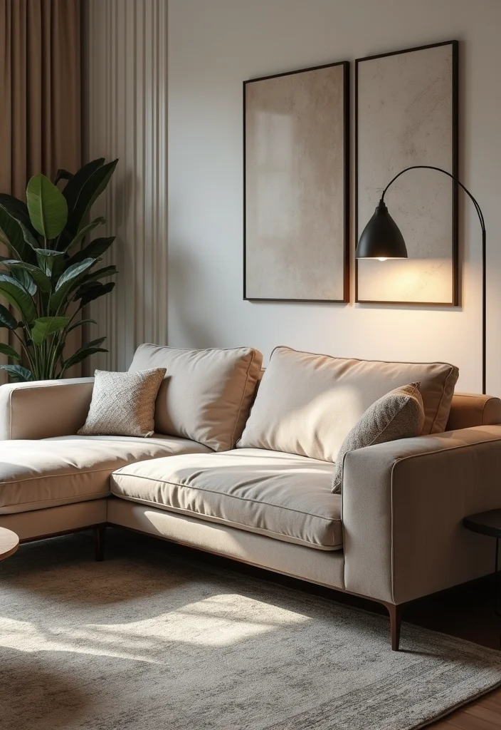 Small Space Home Decor Ideas: A Compact Living Guide with 20 Space-Savvy Inspirations - 6. Convertible Sofas: From Couch to Bed