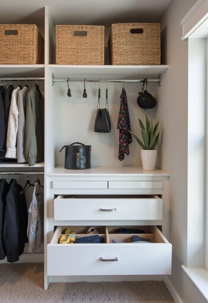 Small Space Home Decor Ideas: A Compact Living Guide with 20 Space-Savvy Inspirations - 9. Smart Closet Solutions: Organize with Ease