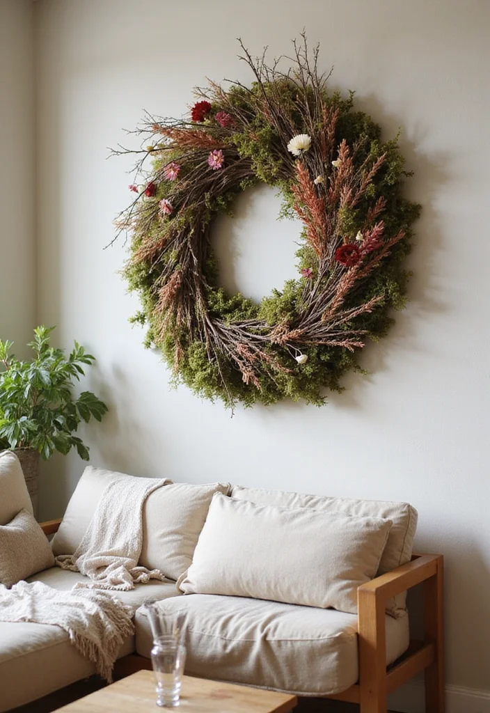 St Patrick's Day Home Decor DIY: A Playful Guide with 20 Lucky-Themed Inspirations - 16. Nature-Inspired Wall Hanging