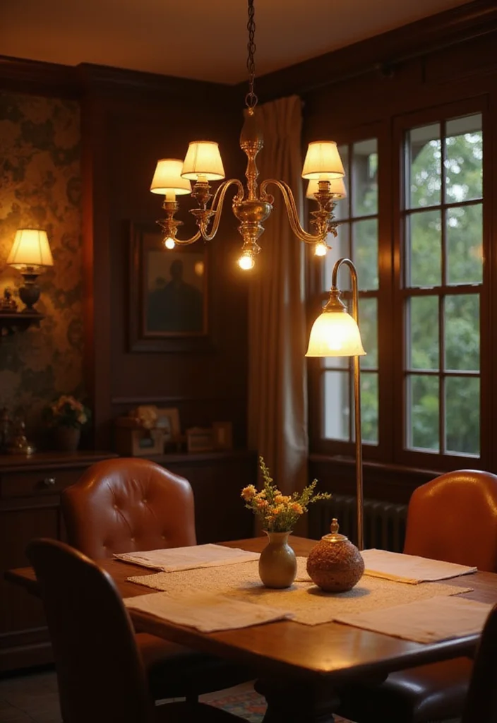 Vintage Decor Ideas for the Home: A Graceful Guide with 18 Timeless Styling Inspirations - 5. Incorporate Vintage Lighting Fixtures