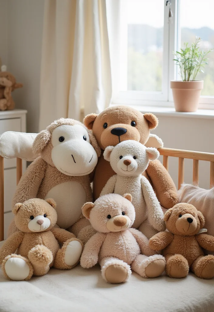 Welcome Home Baby Girl Decorations Decor: A Sweet Guide with 18 Soft & Charming Inspirations - 10. Adorable Plush Toys