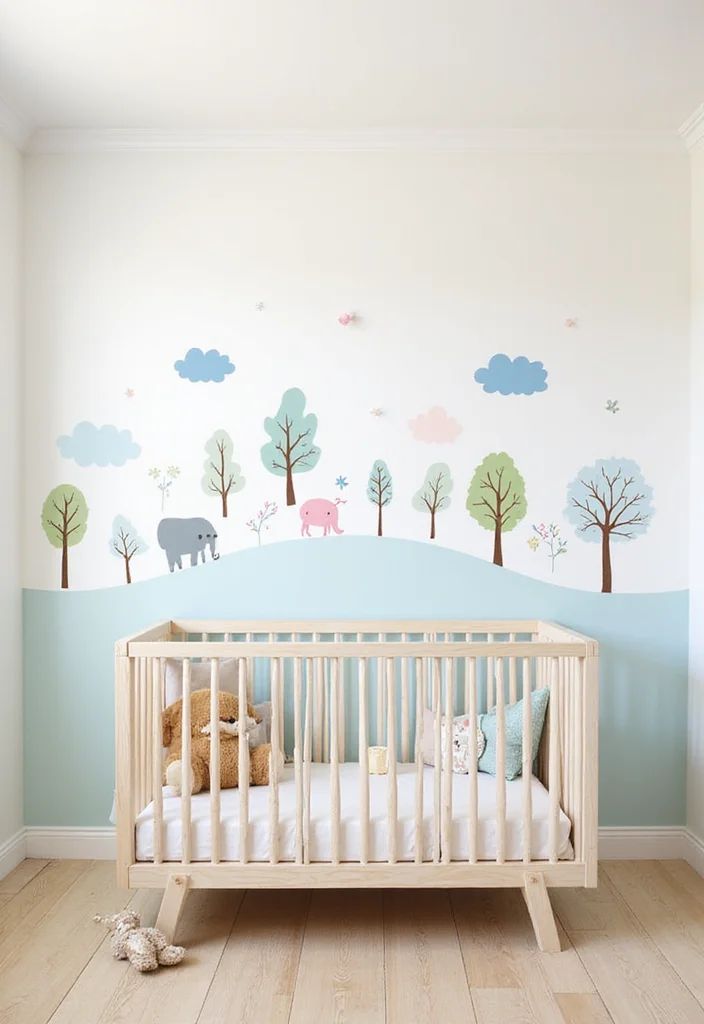 Welcome Home Baby Girl Decorations Decor: A Sweet Guide with 18 Soft & Charming Inspirations - 12. Interactive Wall Decals