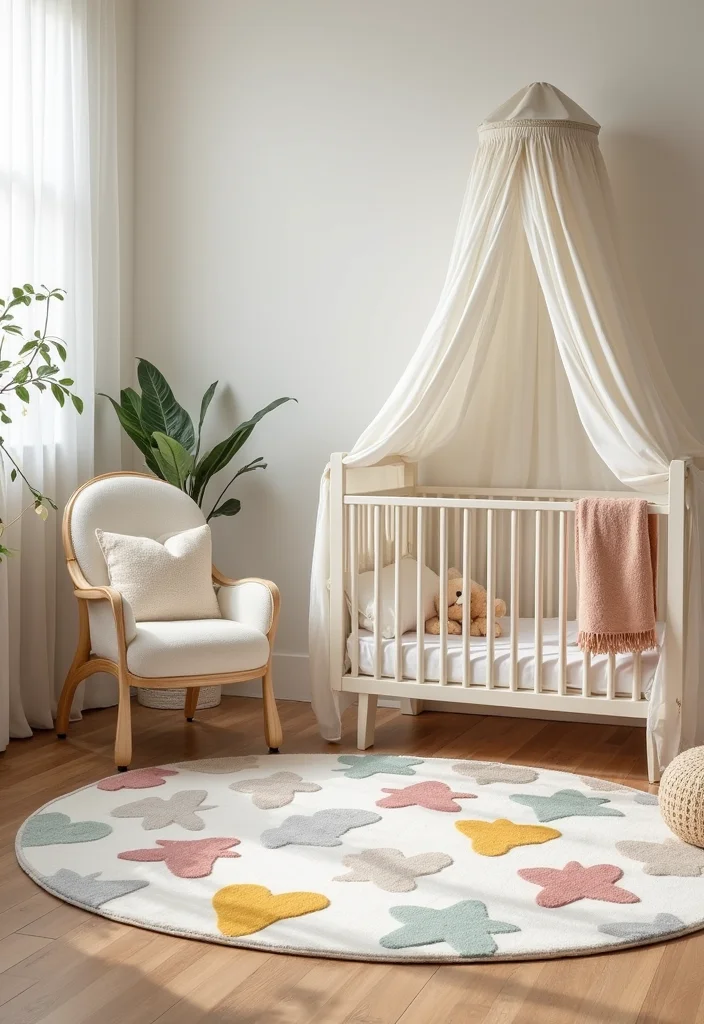 Welcome Home Baby Girl Decorations Decor: A Sweet Guide with 18 Soft & Charming Inspirations - 8. Playful Rugs