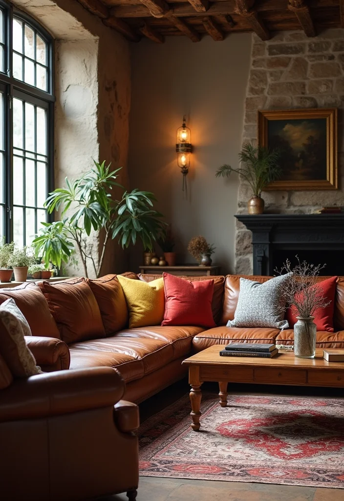 Western Home Decor Living Room: A Ranch-Inspired Guide with 19 Cozy Western Inspirations - 2. Leather Furniture