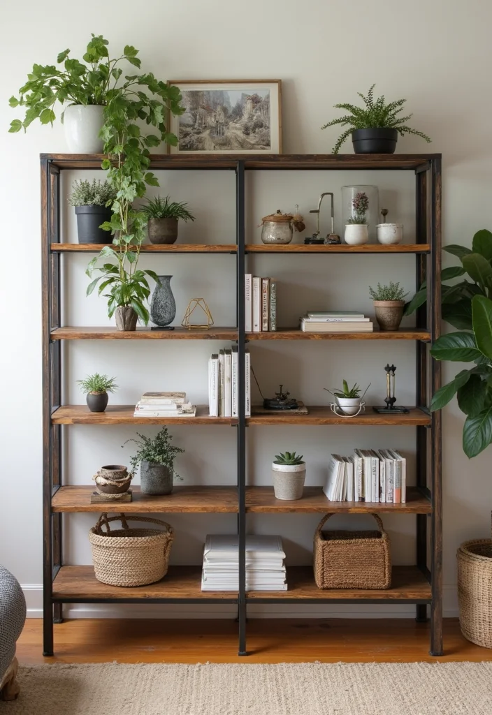 Western Home Decor Living Room: A Ranch-Inspired Guide with 19 Cozy Western Inspirations - 7. Rustic Shelving