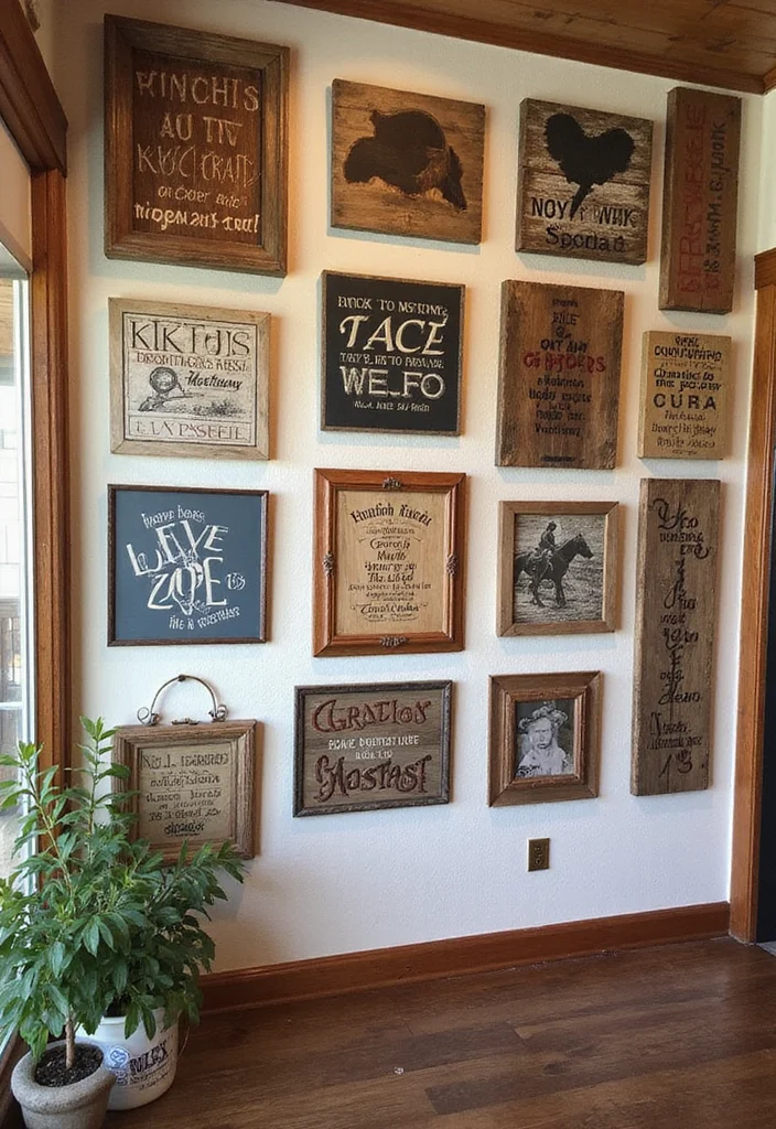 Western Home Decor Ranch Style: A Rustic Guide with 17 Country-Inspired Inspirations - 11. Western-Themed Texts