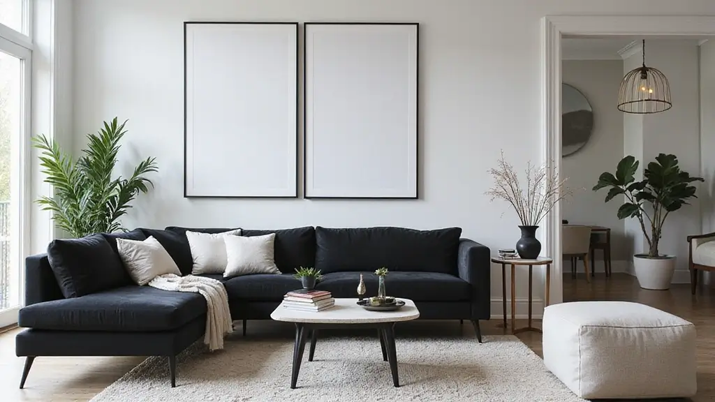 27 Black and White Home Decor Living Room Looks That Never Go Out of Style