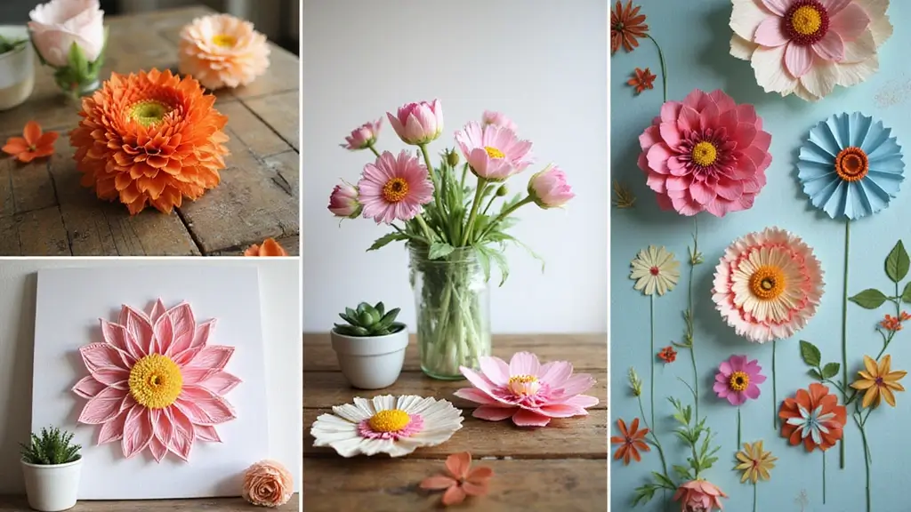 27 DIY Paper Crafts Decoration Wall Art Home Decor for Beginners