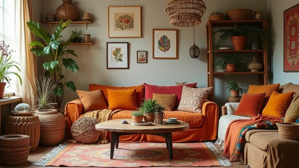 Boho Decor Ideas for the Home: A Free-Spirited Guide with 18 Warm & Whimsical Inspirations